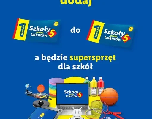 Talenciaki wracają do Lidla. Piąta edycja akcji #SzkołyPełneTalentów5