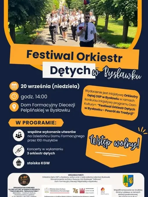 Festiwal Orkiestr Dętych w Bysławku – powrót do tradycji już 20 września