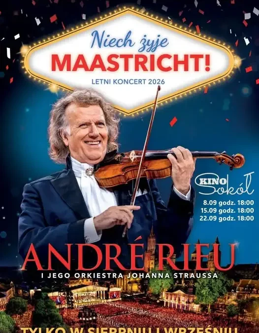 Tuchola: dziś drugi pokaz koncertu André Rieu „Niech żyje Maastricht!”