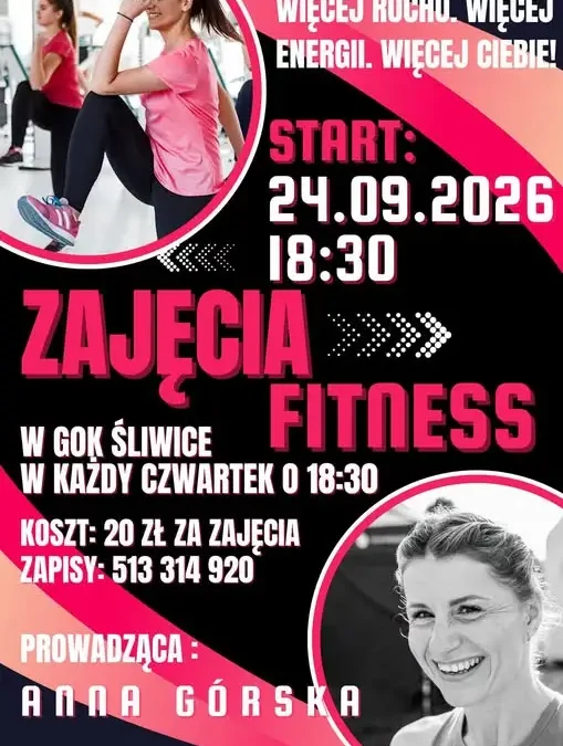 Zajęcia fitness w Śliwicach – start już 24 września