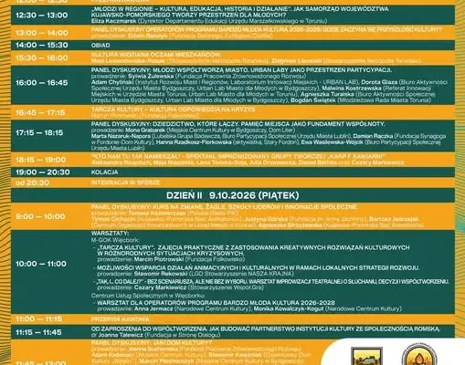 5. Forum Praktyków Animacji i Edukacji Kulturowej w Więcborku – znamy pełny program