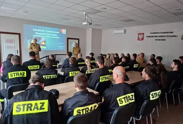 39 ochotników rozpoczęło szkolenie podstawowe strażaka ratownika OSP w Tucholi