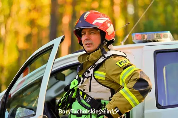 Pożar lasu w Nadleśnictwie Woziwoda. Strażacy sprawdzili zaopatrzenie wodne [FOTO]