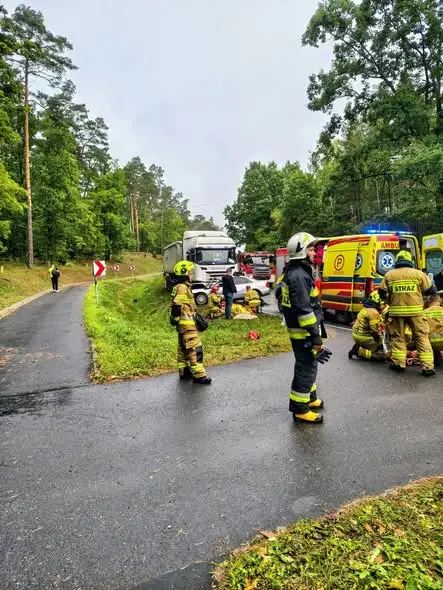 Podsumowanie interwencji OSP: siedem wyjazdów, w tym tragiczny wypadek i akcja LPR