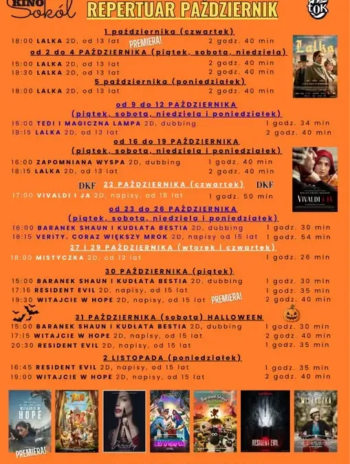 Kino żegna „Marsupilami” i zapowiada październikowe nowości