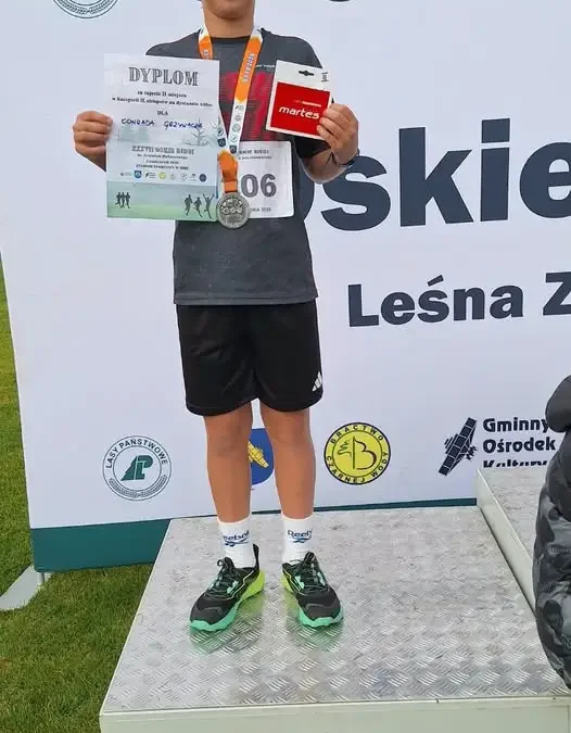 Konrad Grzywacz z drugim miejscem w XXXVII Oskich Biegach