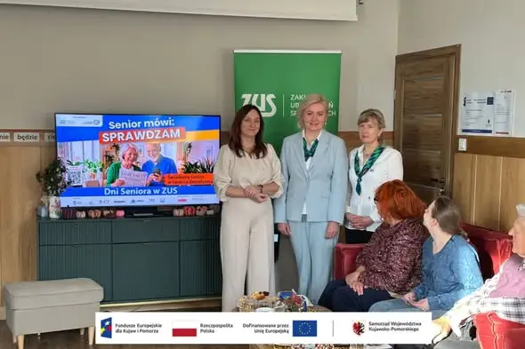 Spotkanie z ZUS w Domu Pomocy Społecznej – mieszkańcy zakładali konta eZUS na miejscu