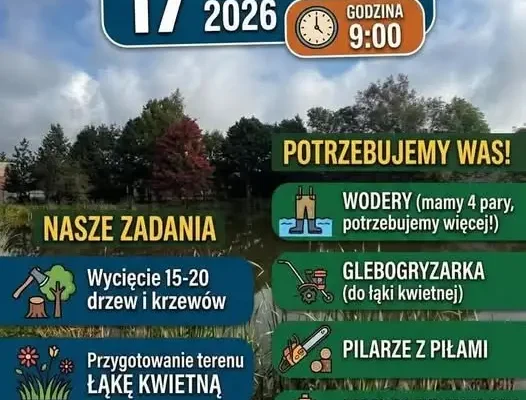 Lubiewo: modernizacja terenu nad stawem – sołectwo apeluje o pomoc w pracach