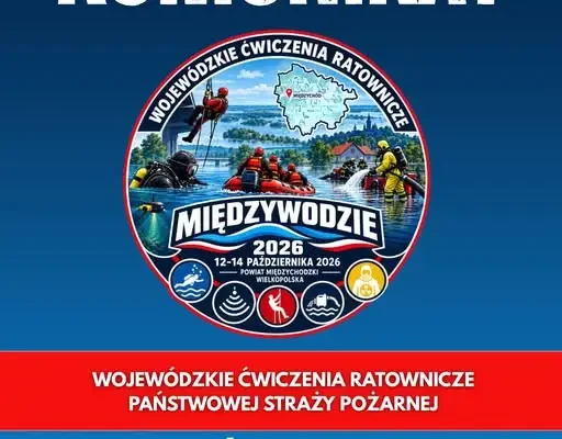 Międzychód: wojewódzkie ćwiczenia ratownicze „MIĘDZYWODZIE 2026” już w poniedziałek
