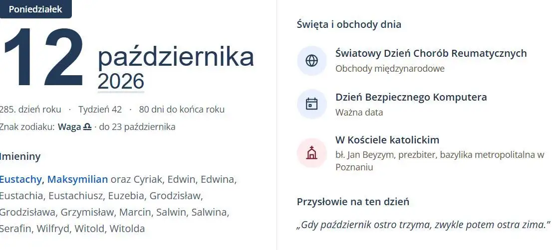 Pogoda na Śląsku: noc z przejaśnieniami, poniedziałek z deszczem, a we wtorek poprawa