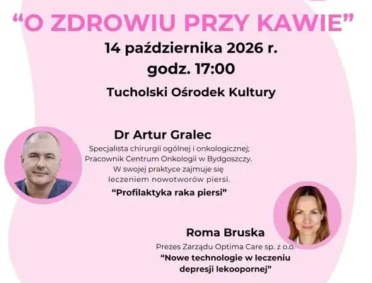 Różowy październik w Tucholi: spotkanie o zdrowiu przy kawie