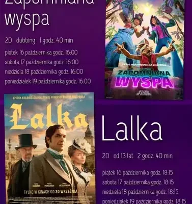 Kino zaprasza: „Zapomniana wyspa” od jutra, ostatnie seanse „Lalki” i DKF „Vivaldi i ja”