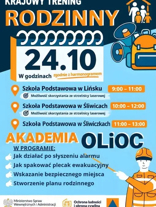 Krajowy Trening Rodzinny w gminie Śliwice – 24 października