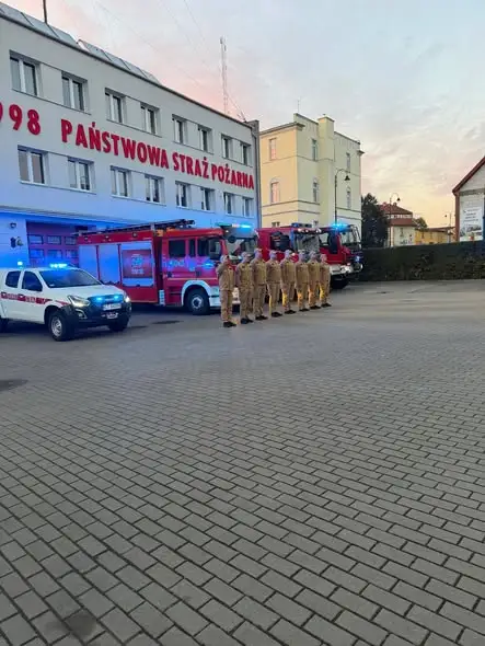 Strażacy z powiatu tucholskiego oddali hołd zmarłym kolegom z Niska
