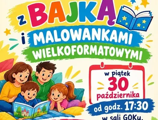 Bajkowe popołudnie w GOK Cekcyn – malowanki, popcorn i kocyki